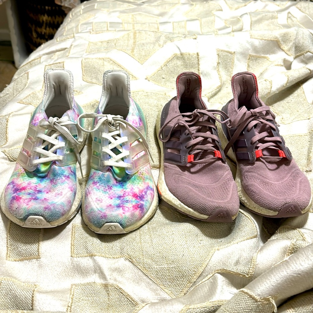 ADIDAS ULTRABOOST 22 W &  Ultraboost 21 Running Shoes -Both included